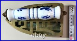 Antique Charcoal Iron Brass Retro Dutch Style Vintage Old Tool Rare Collectible