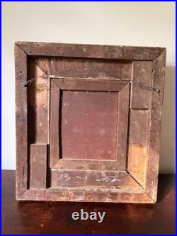 Antique Dutch Genre Scene Oil Painting After Adriaen Van Ostade Interior