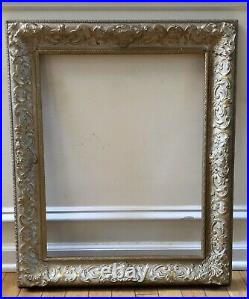 Antique Hand Carved Wood Ornate Picture Frame 16X20 Style Old Gold Gilt Art