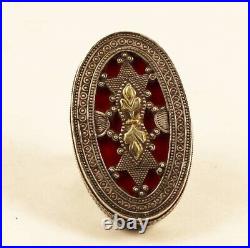 Antique Old Following Kazakh Style Vintage Ring Handmade Afghanistan US 10.50