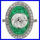 Antique-Old-Mine-Cut-Emerald-Cubic-Zirconia-4-66TCW-Stones-Vintage-Style-Ring-01-aur