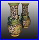 Antique-Pair-Italian-Vases-Porcelain-Neo-renaissance-Style-Majolica-Rare-Old-20c-01-gpf