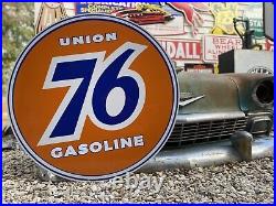 Antique Vintage Old Style 76 Gasoline Service Station Sign 40