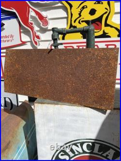 Antique Vintage Old Style Blackhawk Corn Farm Sign