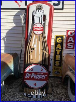 Antique Vintage Old Style Dr. Pepper Bottle Sign 68 Antique Vintage Old Style Dr. Pepper Bottle Sign 68