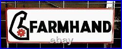 Antique Vintage Old Style FARMHAND FEEDS Seed Sign Farm Ranch Store Hand Painted