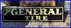 Antique Vintage Old Style General Tires Service Station Sign