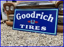 Antique Vintage Old Style Goodrich Tires Sign Antique Vintage Old Style Goodrich Tires Sign
