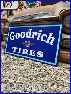 Antique Vintage Old Style Goodrich Tires Sign Antique Vintage Old Style Goodrich Tires Sign