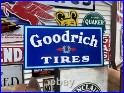 Antique Vintage Old Style Goodrich Tires Sign Antique Vintage Old Style Goodrich Tires Sign