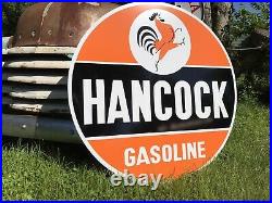 Antique Vintage Old Style Hancock Gasoline 40