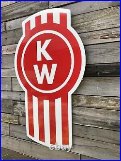 Antique Vintage Old Style Kenworth Sign