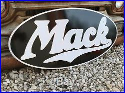 Antique Vintage Old Style Mack Trucks Sign. Free Shipping