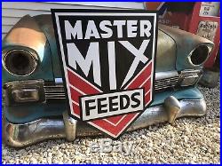 Antique Vintage Old Style Master Mix Feed Seed Farm Sign