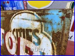 Antique Vintage Old Style Metal Kool Motor Gas Oil Sign