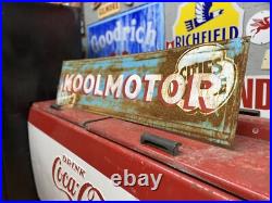 Antique Vintage Old Style Metal Kool Motor Gas Oil Sign
