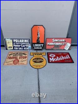 Antique Vintage Old Style Metal Signs Gas Oil Soda Mix/Match 20 Made USA Antique Vintage Old Style Metal Signs Gas Oil Soda Mix/Match 20 Made USA