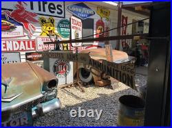 Antique Vintage Old Style Metal Winchester Arms And Ammunition Sign