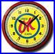 Antique-Vintage-Old-Style-NEON-CLOCK-20-MADE-USA-NEW-OK-USED-CARS-01-svj