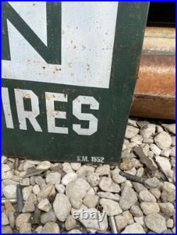Antique Vintage Old Style Remington Tires Sign