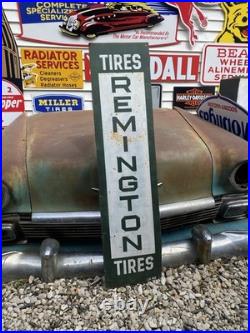 Antique Vintage Old Style Remington Tires Sign