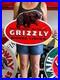Antique-Vintage-Old-Style-Sign-Grizzly-Brakes-NOT-Porcelain-Made-in-USA-22-x-16-01-jz