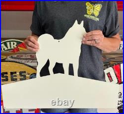 Antique Vintage Old Style Sign Husky Oil 24x18 NOT Porcelain Made USA