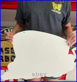 Antique Vintage Old Style Sign Kerns Bread 24x16 NOT Porcelain Made USA