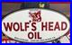 Antique-Vintage-Old-Style-Sign-Wolfs-Head-Oil-47x23-NOT-Porcelain-Made-in-USA-01-ibey