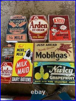 Antique Vintage Old Style Signs Mix/Match any 20 Gas Oil Soda Farm Made USA Antique Vintage Old Style Signs Mix/Match any 20 Gas Oil Soda Farm Made USA