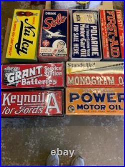 Antique Vintage Old Style Signs Mix/Match any 20 Gas Oil Soda Farm Made USA Antique Vintage Old Style Signs Mix/Match any 20 Gas Oil Soda Farm Made USA