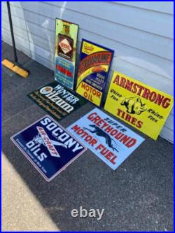 Antique Vintage Old Style Signs Mix/Match any 20 Gas Oil Soda Farm Made USA Antique Vintage Old Style Signs Mix/Match any 20 Gas Oil Soda Farm Made USA