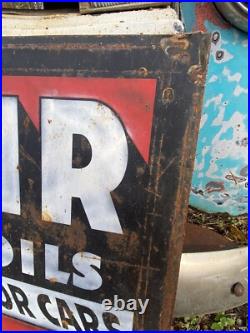 Antique Vintage Old Style Sinclair Gas Oil Sign
