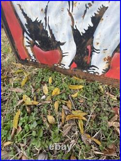 Antique Vintage Old Style Sinclair Gas Oil Sign