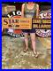 Antique-Vintage-Old-Style-Star-Tobacco-Sign-48-Long-Made-USA-01-jbkx