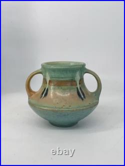 Antique vintage Roseville Montacello vase 555 Arts Crafts style old Monticello