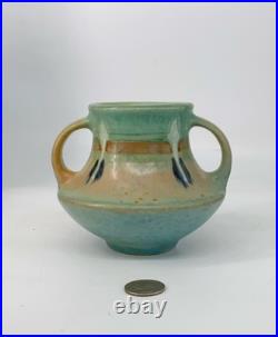 Antique vintage Roseville Montacello vase 555 Arts Crafts style old Monticello