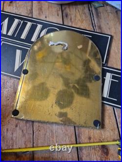 Antique vintage old Arts and Crafts Style Brass morrocan mirror