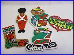 Arrow 18 Vintage Old Style Christmas Ornaments Paint By Number 336-18 Mahogany