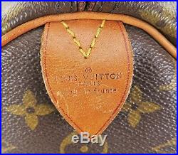 Auth VTG LOUIS VUITTON Speedy 35 Monogram Boston Hand Bag Purse Old Style #35297
