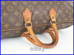 Auth VTG LOUIS VUITTON Speedy 40 Monogram Boston Hand Bag Purse Old Style #35073