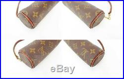 Auth Vintage LOUIS VUITTON Monogram Mini Pochette for Papillon Old Style #34350B