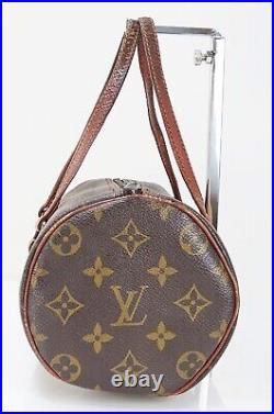 Auth Vintage LOUIS VUITTON Papillon 26 Monogram Hand Bag Purse Old Style #47399