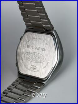 BENLYWATCH 1970s Old Vintage Red LED Digital Watch for Men Dot Matrix Display