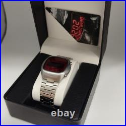 BENLYWATCH 1970s Old Vintage Red LED Digital Watch for Men Dot Matrix Display