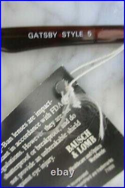 Bausch & Lomb Rayban Rare Gatsby Style 5 Mirrored Diamond Hard Lens New Old Stk
