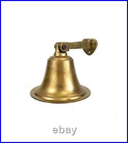 Bell Old Vintage Brass Bell, Nautical Style Unique Addition for Boat or Office