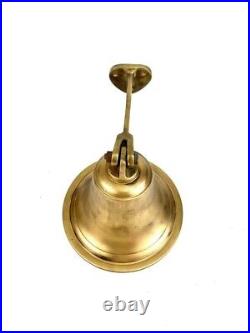 Bell Old Vintage Brass Bell, Nautical Style Unique Addition for Boat or Office