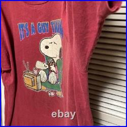 BiTD Vintage 90s Peanuts Snoopy Character T-Shirt Old Style Unisex