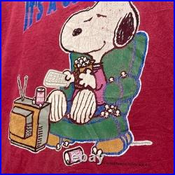 BiTD Vintage 90s Peanuts Snoopy Character T-Shirt Old Style Unisex